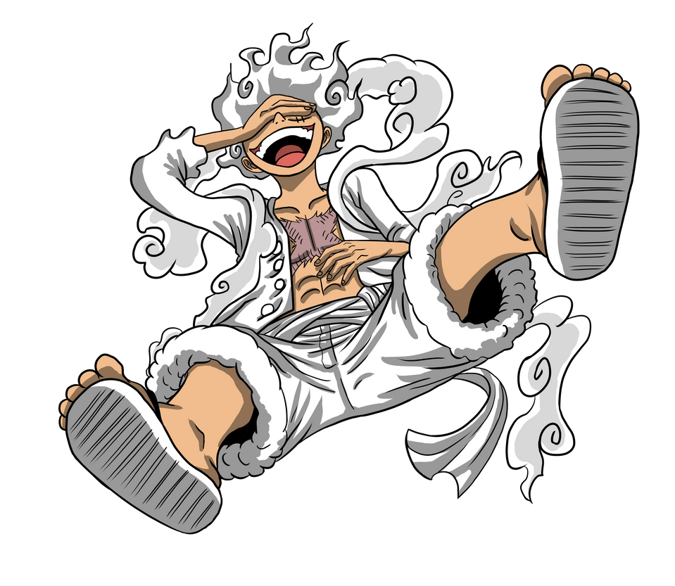 luffy gear 5 colored